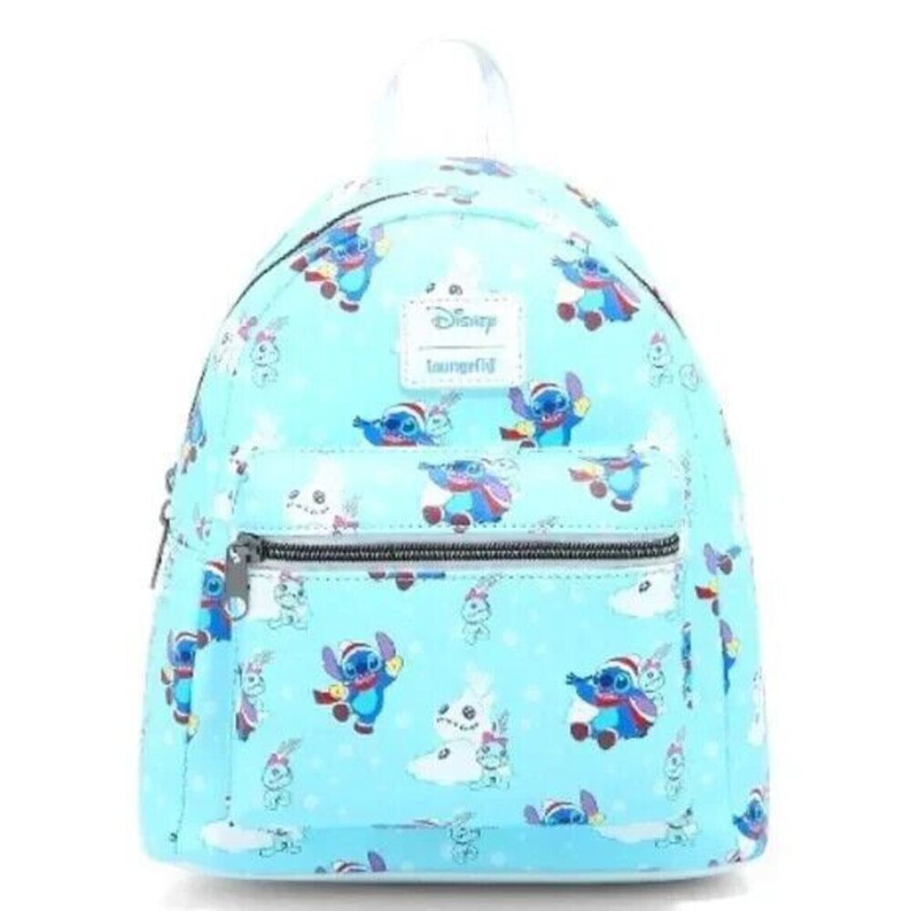 Loungefly Disney Lilo & Stitch Snow Day Mini Backpack